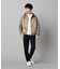 ニットコンビ ジップアップパーカ