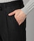 尾州産裏起毛 2WAYストレッチ タックパンツ