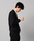 【COMME CA MEN BLACK】4WAYテック カーディガン