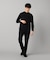 【COMME CA MEN BLACK】ドライテック 長袖Tシャツ