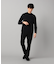 【COMME CA MEN BLACK】ドライテック 長袖Tシャツ