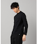 【COMME CA MEN BLACK】ドライテック 長袖Tシャツ