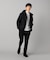 【COMME CA MEN BLACK】3レイヤーテック パーカ
