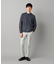 メランジ クルーネックニット