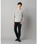 メランジ クルーネックニット