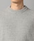 メランジ クルーネックニット