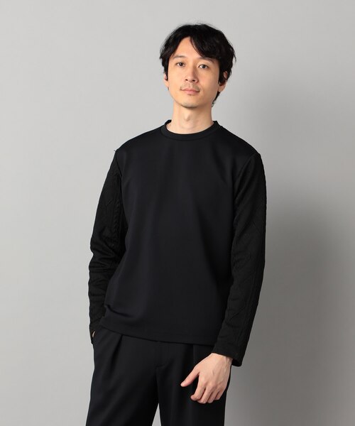 クルーネックオーバーサイズプルオーバー フェイクスエード クルーネック プルオーバー（4767CE03