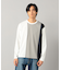 カラーブロック 長袖Tシャツ