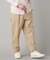 タックテーパード チノパンツ