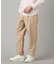 タックテーパード チノパンツ