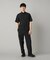 【COMME CA MEN BLACK】4WAYテック半袖シャツ