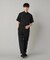 【COMME CA MEN BLACK】4WAYテック半袖シャツ