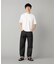 ダイヤ柄コンビ Tシャツ