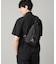 【COMME CA MEN BLACK】ネオプレーントライアングルボディーバッグ