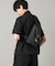 【COMME CA MEN BLACK】ネオプレーントライアングルボディーバッグ