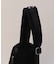 【COMME CA MEN BLACK】ネオプレーントライアングルボディーバッグ