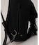 【COMME CA MEN BLACK】ネオプレーントライアングルボディーバッグ