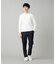 【吸水速乾】ジャケットネック ロングスリーブ Tシャツ