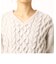 ケーブル編み ニット プルオーバー