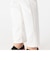 ホワイトデニム スリムパンツ