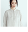 《リネンミックス》 スキッパーシャツ