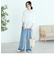 《リネンミックス》 スキッパーシャツ