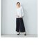 【セットアップ対応】タック入り　ワイドパンツ