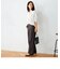 〈ストレッチ〉 カラーデニム ワイドパンツ