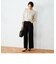 〈ストレッチ〉 カラーデニム ワイドパンツ