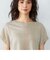 《フレンチリネン》 ドロップショルダー ニットプルオーバー