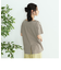 〈オーガニックコットン〉バックスリットボーダー半袖Ｔシャツ
