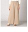 クリンクル加工　ワイドパンツ