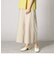麻混　ワイドパンツ