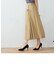麻調　レースアップスカート
