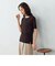 麻混　ニットＴシャツ