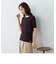 麻混　ニットＴシャツ