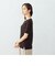 麻混　ニットＴシャツ