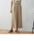 麻調　セミワイドパンツ