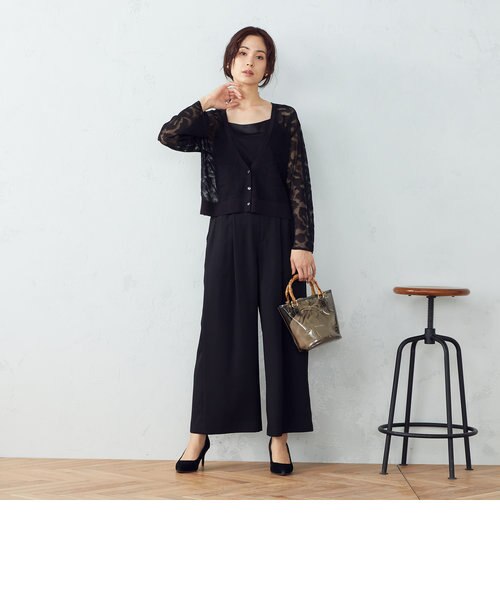 PAULE KA ポールカ●フラワージャカード柄カーディガン PAULE KA ポールカ○フラワージャカード柄カーディガン alotta