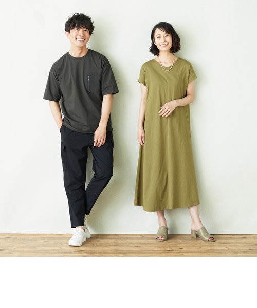 【関税・送料込】サークル 3D ジッパーポケット Tシャツ ファスナーポケット Tシャツ｜コムサイズムの通販｜&mall