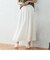 シフォン楊柳 切替 ギャザースカート