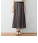 シフォン楊柳 切替 ギャザースカート