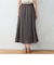 シフォン楊柳 切替 ギャザースカート