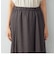 シフォン楊柳 切替 ギャザースカート