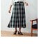 チェック柄 マーメイドスカート
