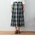 チェック柄 マーメイドスカート