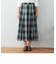 チェック柄 マーメイドスカート