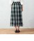チェック柄 マーメイドスカート