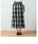 チェック柄 マーメイドスカート