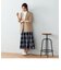 チェック柄 マーメイドスカート